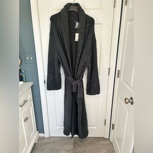 Barefoot Dreams CozyChic Dark Gray Robe size 3